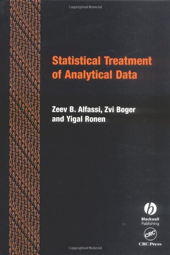 Statistical Treatment Of Analytical Data Zee B Alfassi