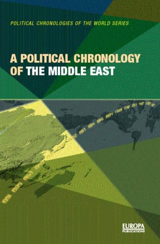 Chronology Of The Middle East 1st Edition 1st Ed