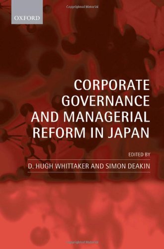 Corporate Governance And Managerial Reform In Japan D Hugh Whittaker