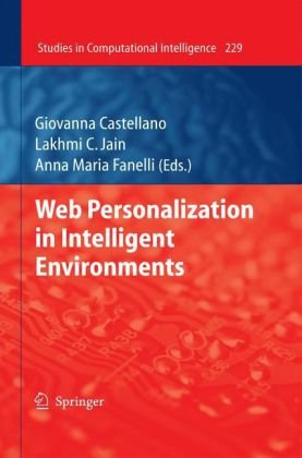 Web Personalization In Intelligent Environments 1st Edition Giovanna Castellano
