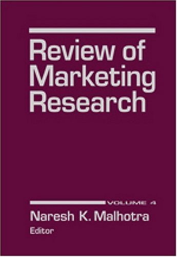 Review Of Marketing Research 4 Naresh K Malhotra