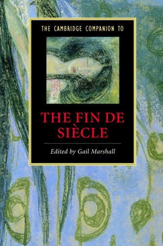 The Cambridge Companion To The Fin De Siecle 2007 Cambridge Companions To Literature Gail Marshall