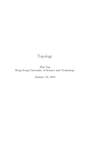 Introduction To Topology Theory And Applications Min Yan