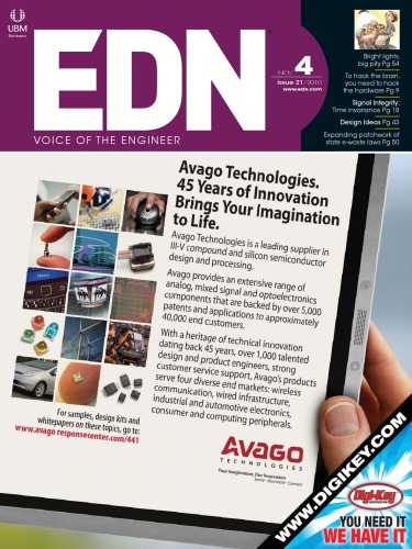 Edn Magazine November 4 2010 Canon Communications Lcc