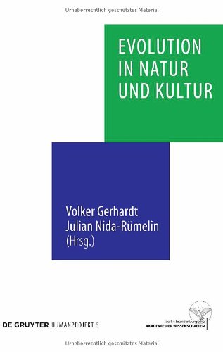 Evolution In Natur Und Kultur 1st Edition Volker Gerhardt