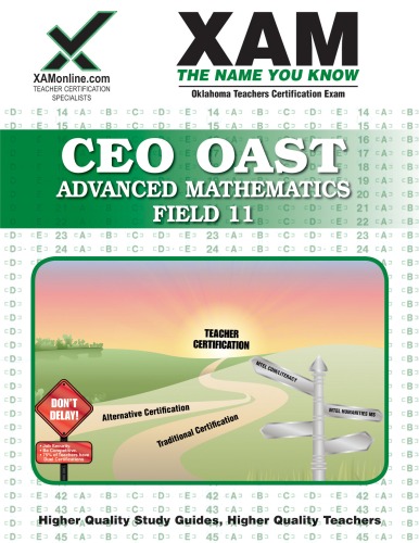 Ceoe Osat Advanced Mathematics Field 11 Teacher Certification Test Prep Study Guide Xam Osat Xamonline