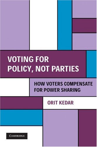 Voting For Policy Not Parties How Voters Compensate For Power Sharing Orit Kedar