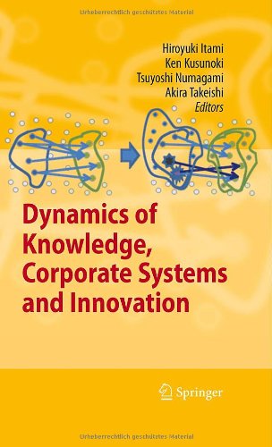 Dynamics Of Knowledge Corporate Systems And Innovation 1st Edition Hiroyuki Itami Auth