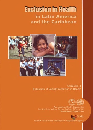 Exclusion In Health In Latin America And The Caribbean Paho Occasional Publication Pan American Health Organization