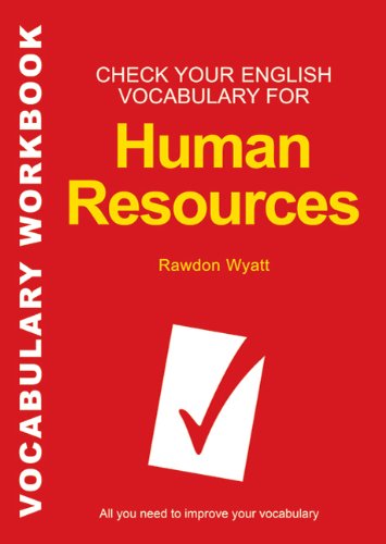 Check Your English Vocabulary For Human Resources Rawdon Wyatt
