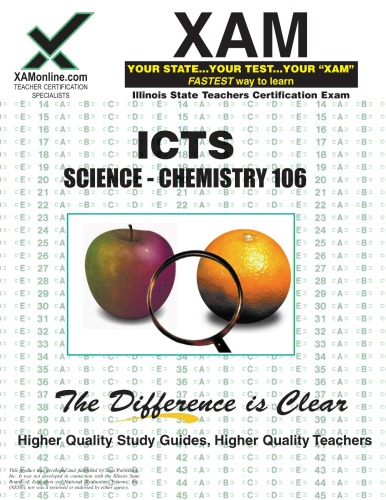 Icts Sciencechemistry 106 Teacher Certification Test Prep Study Guide 2nd Edition Xam Icts Sharon Wynne