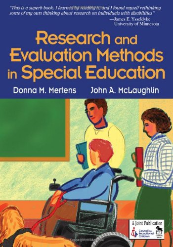 Research And Evaluation Methods In Special Education Donna M Mertens