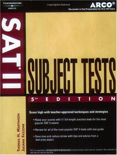 Sat Ii Subject Tests 5th Edition 5th Edition Thomas H Martinson