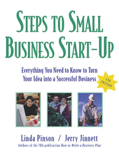 Steps To Small Business Startup 6th Edition Linda Pinson Jerry Jinnett