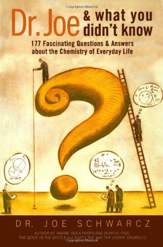 Dr Joe What You Didnt Know 99 Fascinating Questions About The Chemistry Of Everyday Life Dr Joe Schwarcz