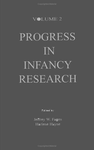 Progress In Infancy Research Volume 2 Volume In The Progress In Infancy Research Series 1st Edition Jeffrey W Fagen