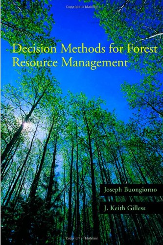 Decision Methods For Forest Resource Management 1st Edition Joseph Buongiorno
