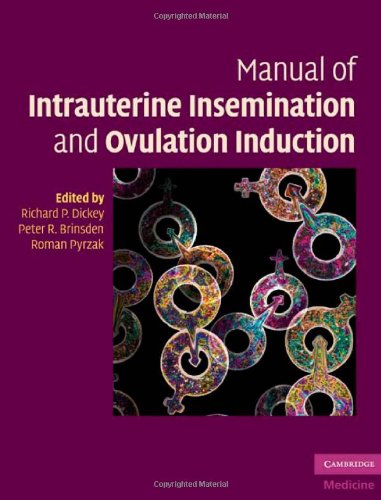 Manual Of Intrauterine Insemination And Ovulation Induction 1st Edition Richard P Dickey Md Phd