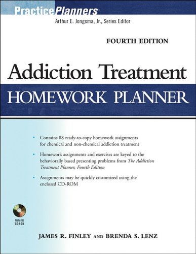 Addiction Treatment Homework Planner4th Edition 4th Edition James R Finley