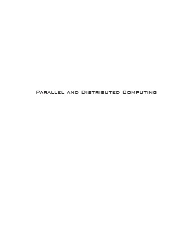 Parallel And Distributed Computing Alberto Ros