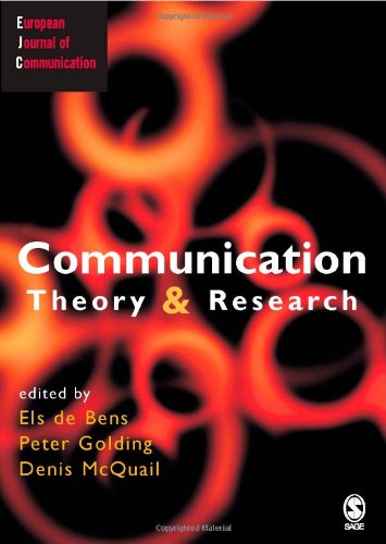 Communication Theory And Research European Journal Of Communication Denis Mcquail