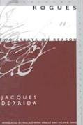 Rogues Two Essays On Reason Meridian Crossing Aesthetics 1st Edition Jacques Derrida
