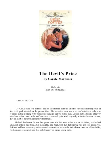 The Devils Price Carole Mortimer