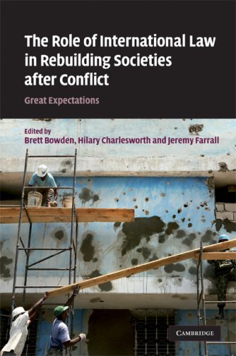 The Role Of International Law In Rebuilding Societies After Conflict Great Expectations 1st Edition Brett Bowden Editor