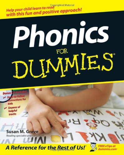 Phonics For Dummies For Dummies Career Education Susan M Greve