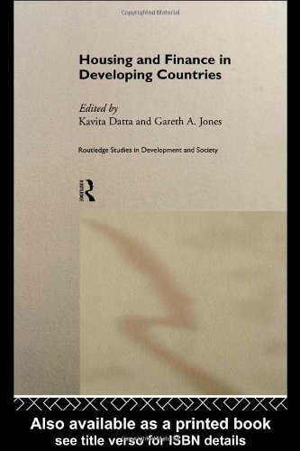 Housing And Finance In Developing Countries 1st Edition Kavita Datta