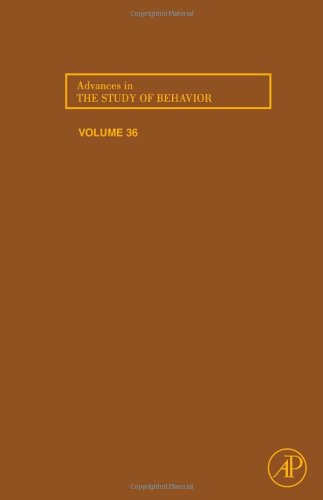 Advances In The Study Of Behavior 36 1st Edition H Jane Brockmann