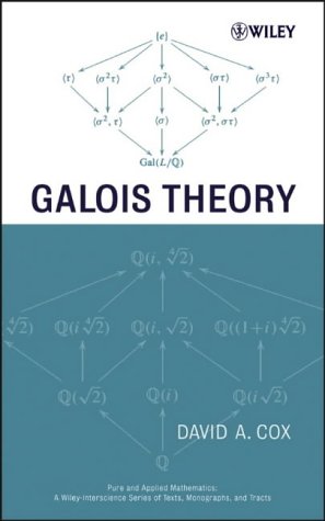 Galois Theory 1st Edition David A Cox