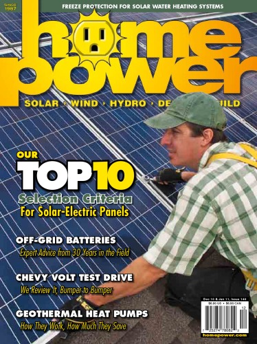 Home Power Magazine December 2010 January 2011 Joe Schwartz