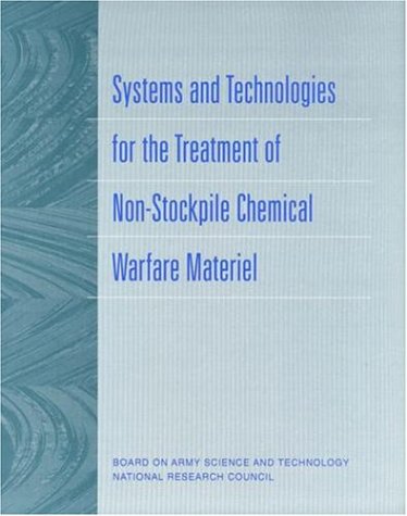 Systems And Technologies For The Treatment Of Nonstockpile Chemical Warfare Material Committee On Review And Evaluation Of The Army Nonstockpile Chemical Materiel Disposal Program