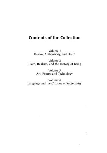 Heidegger Reexamined Volume 4 Language And The Critique Of Subjectivity 1st Hubert L Dreyfus