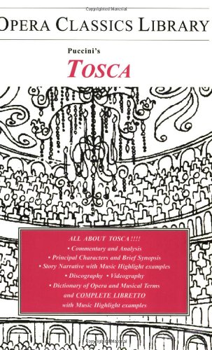 Tosca Opera Classics Library Series Burton D Fisher