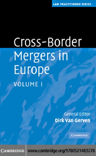 Crossborder Mergers In Europe Law Practitioner Series Volume 1 Dirk Van Gerven