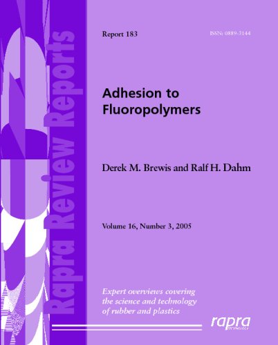 Adhesion To Fluoropolymers Brewis Dm Dahm Rh