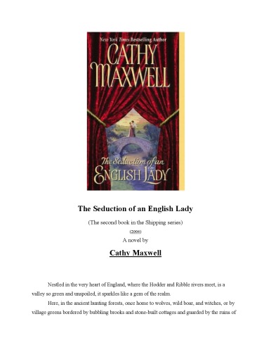 The Seduction Of An English Lady Avon Historical Romance Cathy Maxwell