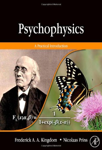 Psychophysics A Practical Introduction 1st Edition Frederick Aa Kingdom