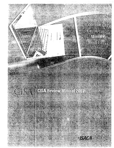 Cisa Review Manual 2007 Isaca Company