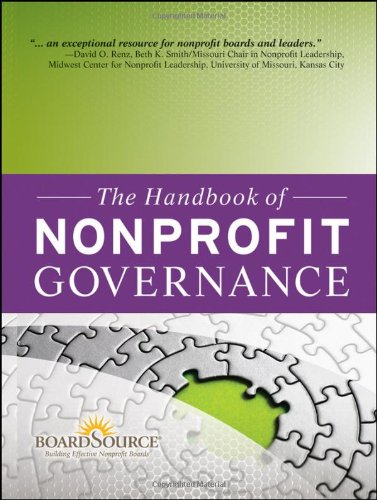 The Handbook Of Nonprofit Governance Essential Texts For Nonprofit And Public Leadership And Management 1st Edition Boardsource