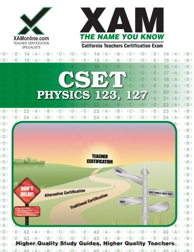Cset Physics 123 127 Teacher Certification 2nd Edition Xam Cset Sharon Wynne
