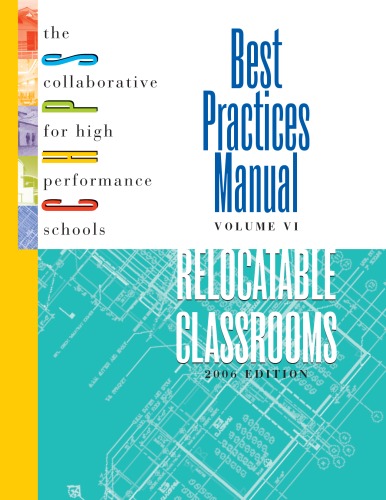 Best Practices Manual Volvi High Performance Relocatable Classrooms Chps