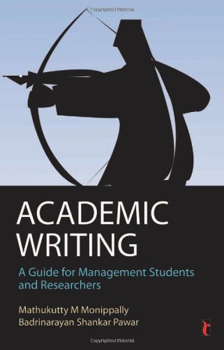 Academic Writing A Guide For Management Students And Researchers Response Books Mathukutty M Monippally