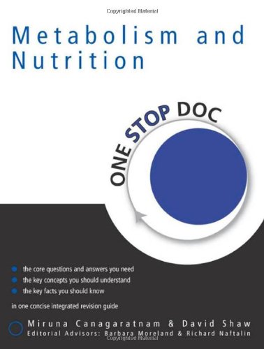 One Stop Doc Metabolism Nutrition 1st Edition Miruna Canagaratnam
