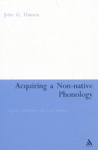 Acquiring A Nonnative Phonology Jette Hansen