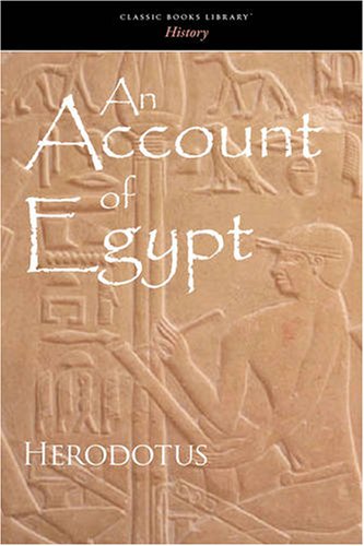 An Account Of Egypt Herodotus