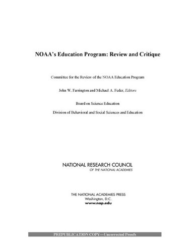 Noaas Education Program Review And Critique Committee For The Review Of The Noaa Education Program