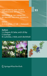 Fortschritte Der Chemie Organischer Naturstoffe Progress In The Chemistry Of Organic Natural Products Vol 93 1st Edition Mahendra Sahai
